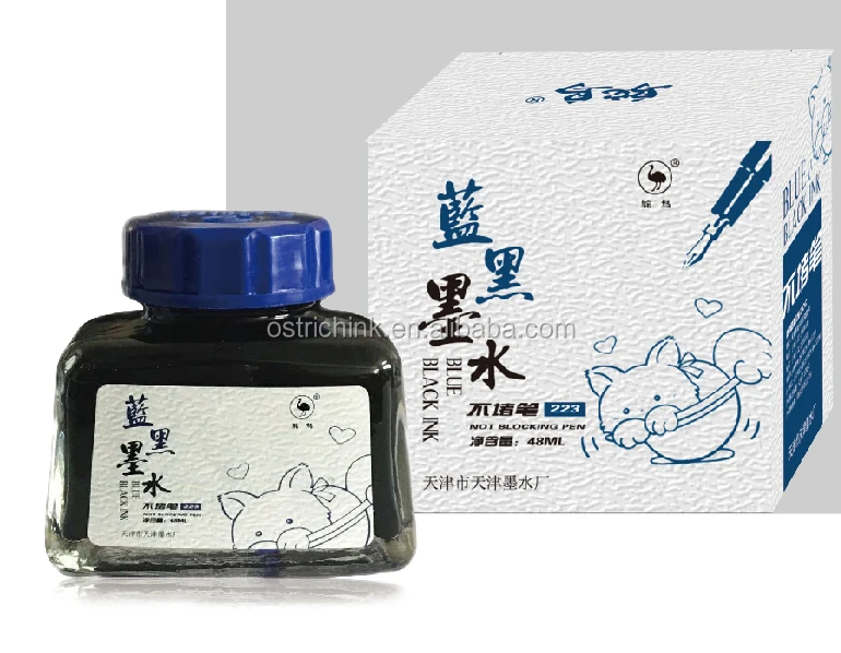 Fountain pen ink, printer ink, drawing ink