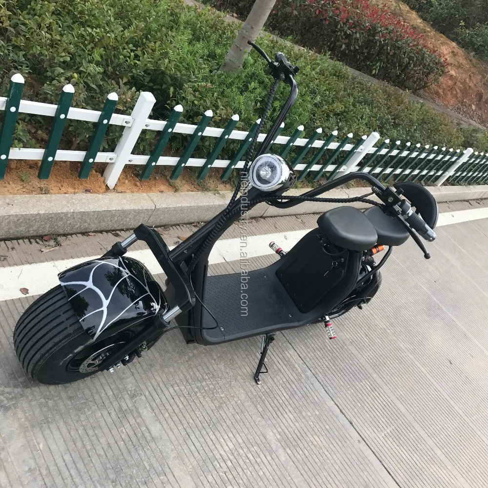 Germany warehouse Chinese motorcycle citycoco cool style 1500w 60v 12ah electric scooter