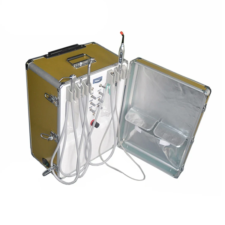 Portable Dental Unit Dental Suitcase and Cart with Aluminum Alloy