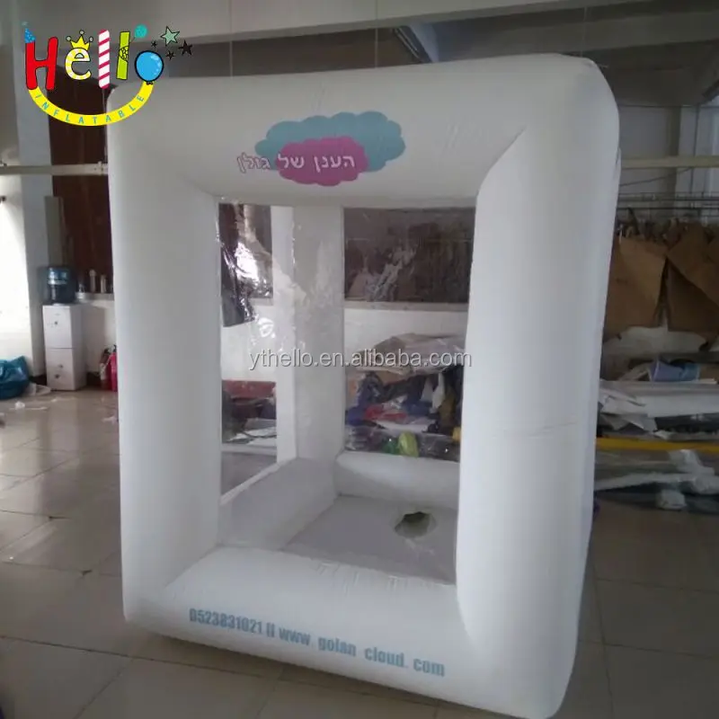 Promotion Advertising Cube Inflatable Cash Machine Grab Money Booth for Sale