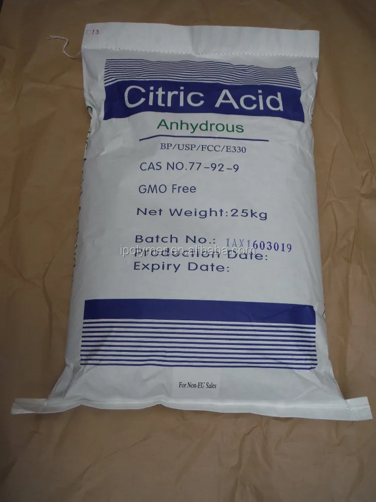 Citric Acid Mono / Anhydrous  , Trisodium Citrate / sodium Citrate