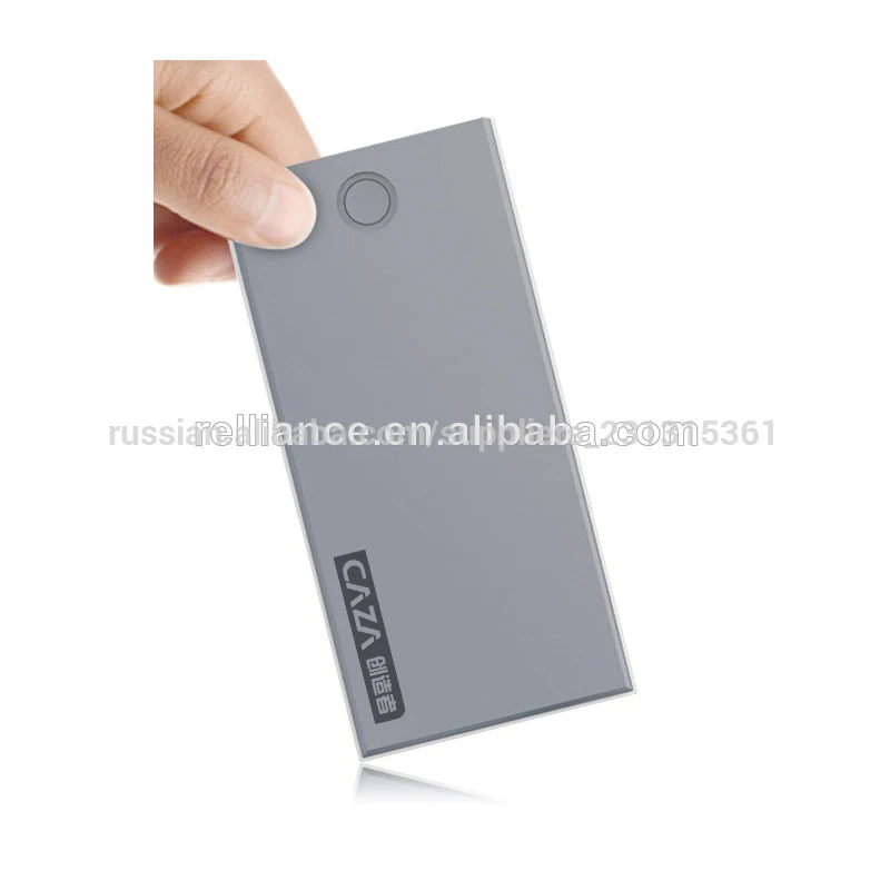 ультра тонкий мобильный банк мощности 10000 мач