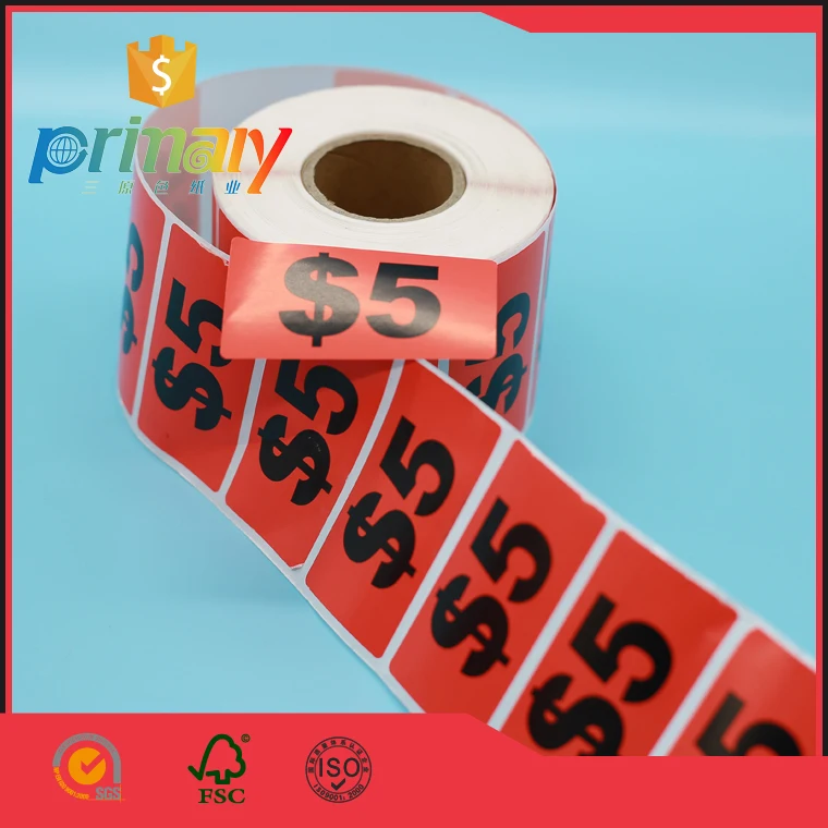 
Adhesive Printing Industrial Machine Label Stickers 