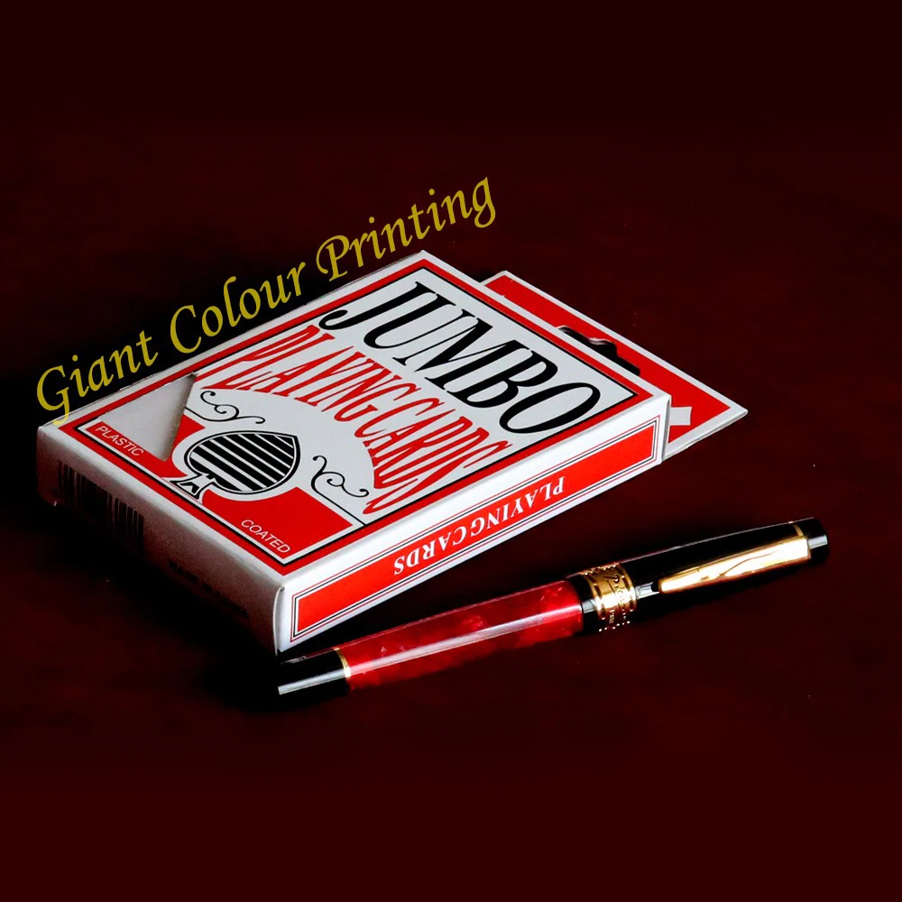 
dubai burj al arab gold yahoo games 100% plastic coated big size jumbo paper playing cards 