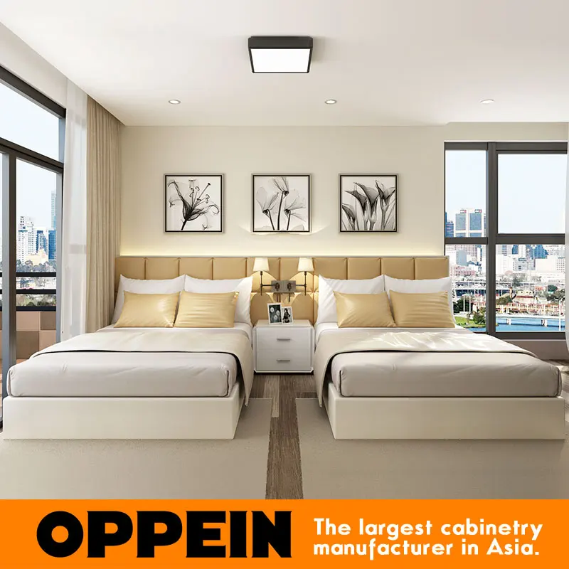 Oppein Modern Well-Equipped Compact Apartment Bedroom Furniture