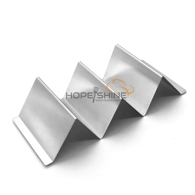 Stainless steel mexican food taco holder stainless steel taco stand holder