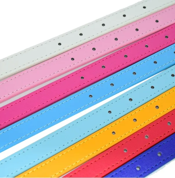 New design PU Leather Pet Solid Soft Collar / dog Neck Strap / Pet Dog Collar For Puppy Cat