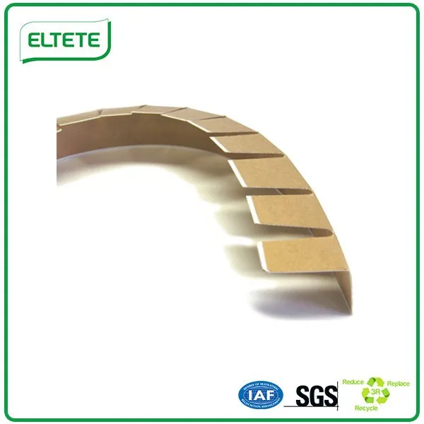 Coil edge protector for irregular round edge