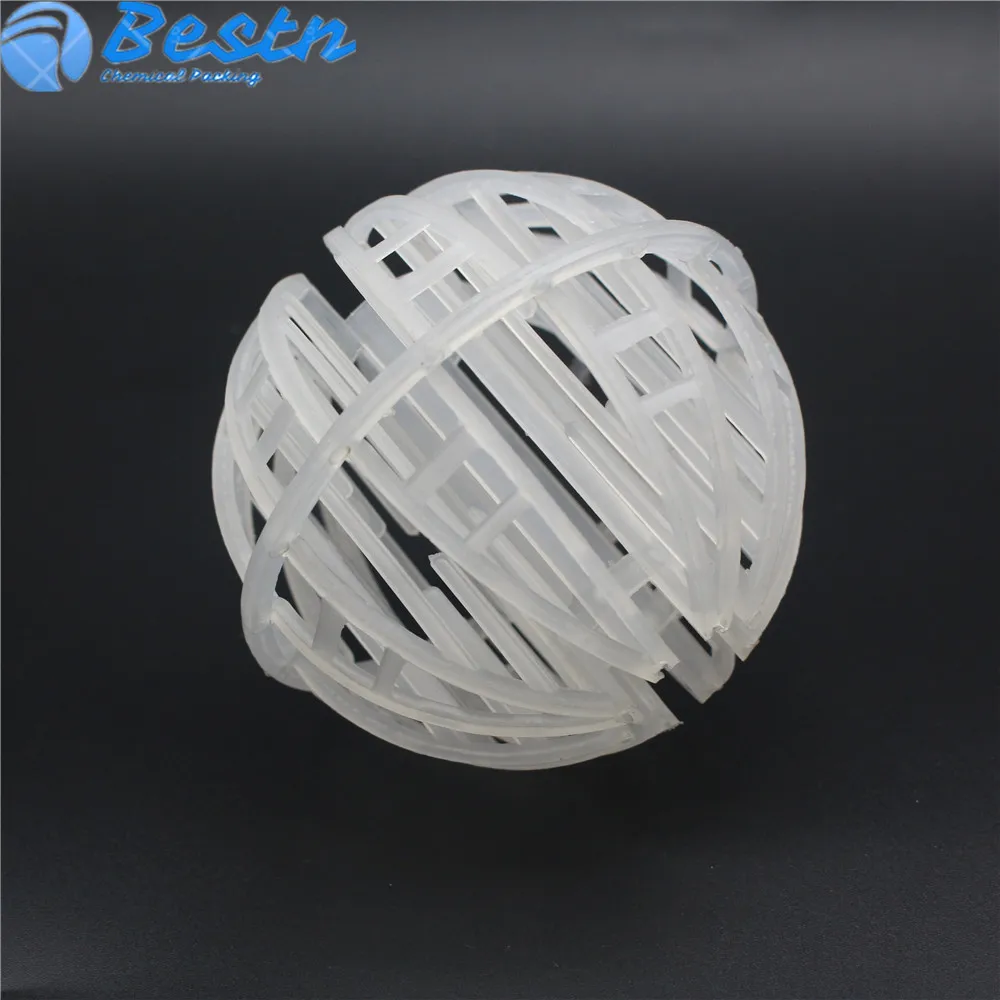 Plastic Polyhedral Hollow ball  tri-pack Ball