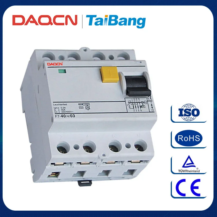 DAQCN 2016 Высокое Качество 30Ma Узо Меди Остаточный Ток Автоматического Выключателя
