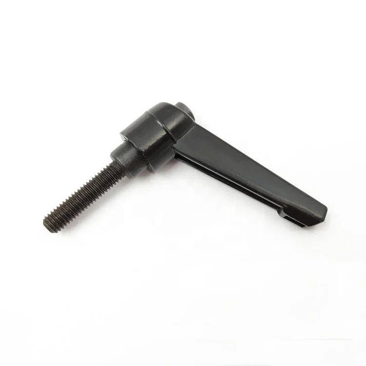 black kirksite m8*63 thread clamp lever handle for machinery accessories