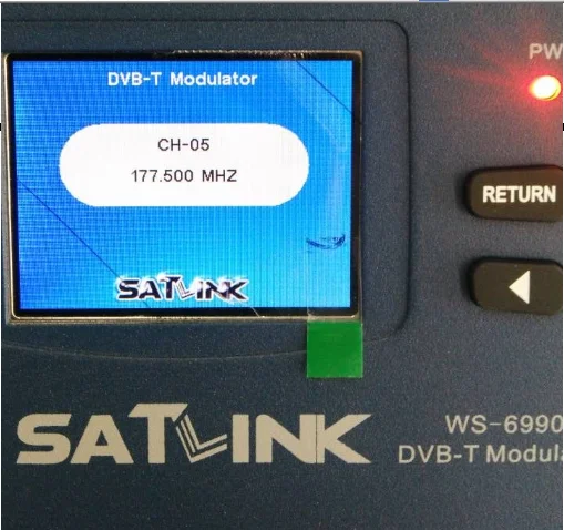 Оригинальный Satlink HD ws-6990 к dvb-t кодер ВЧ Модулятор