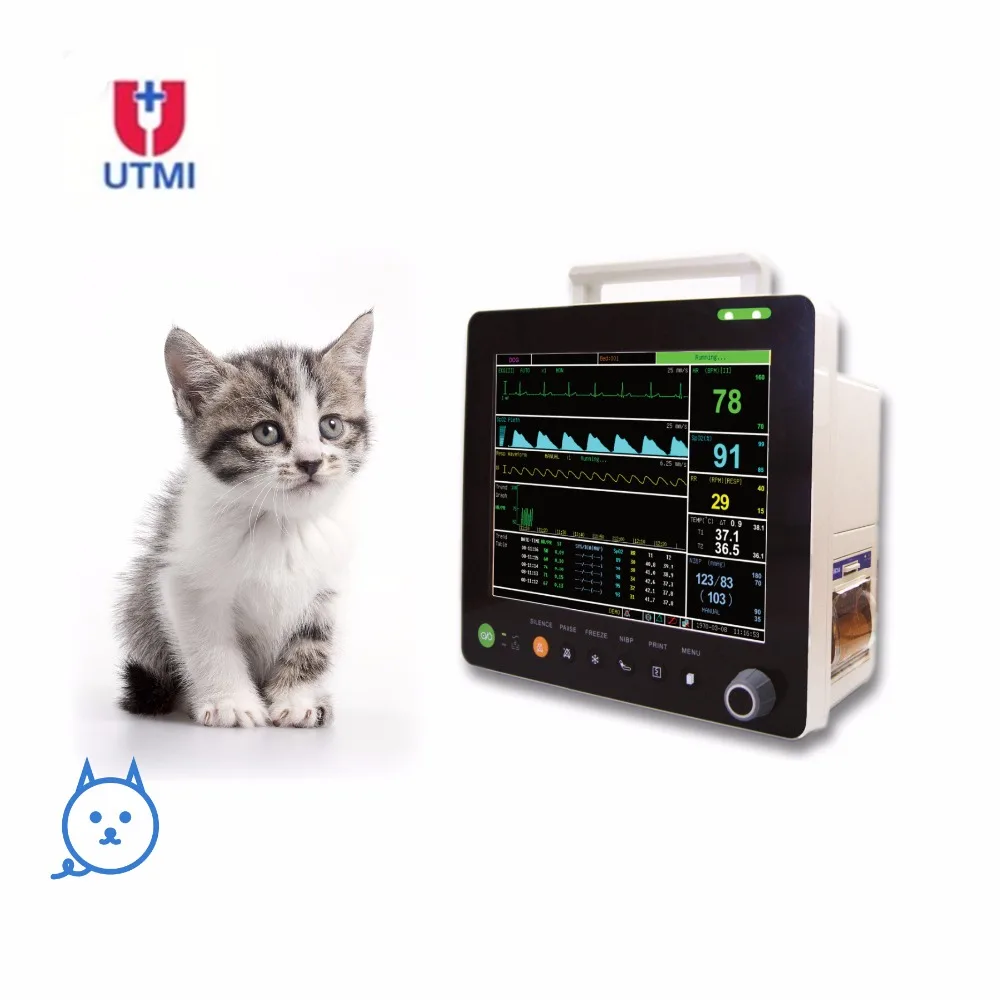 Factory direct sales PM6000V Veterinary ETCO2 Vital Signs Monitor with 6 parameters