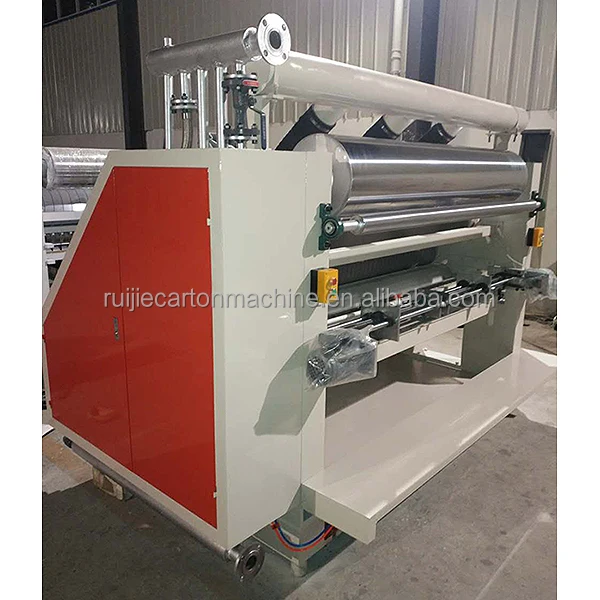 Ruijie 3 ply e flute single facer corrugated cardboard machine