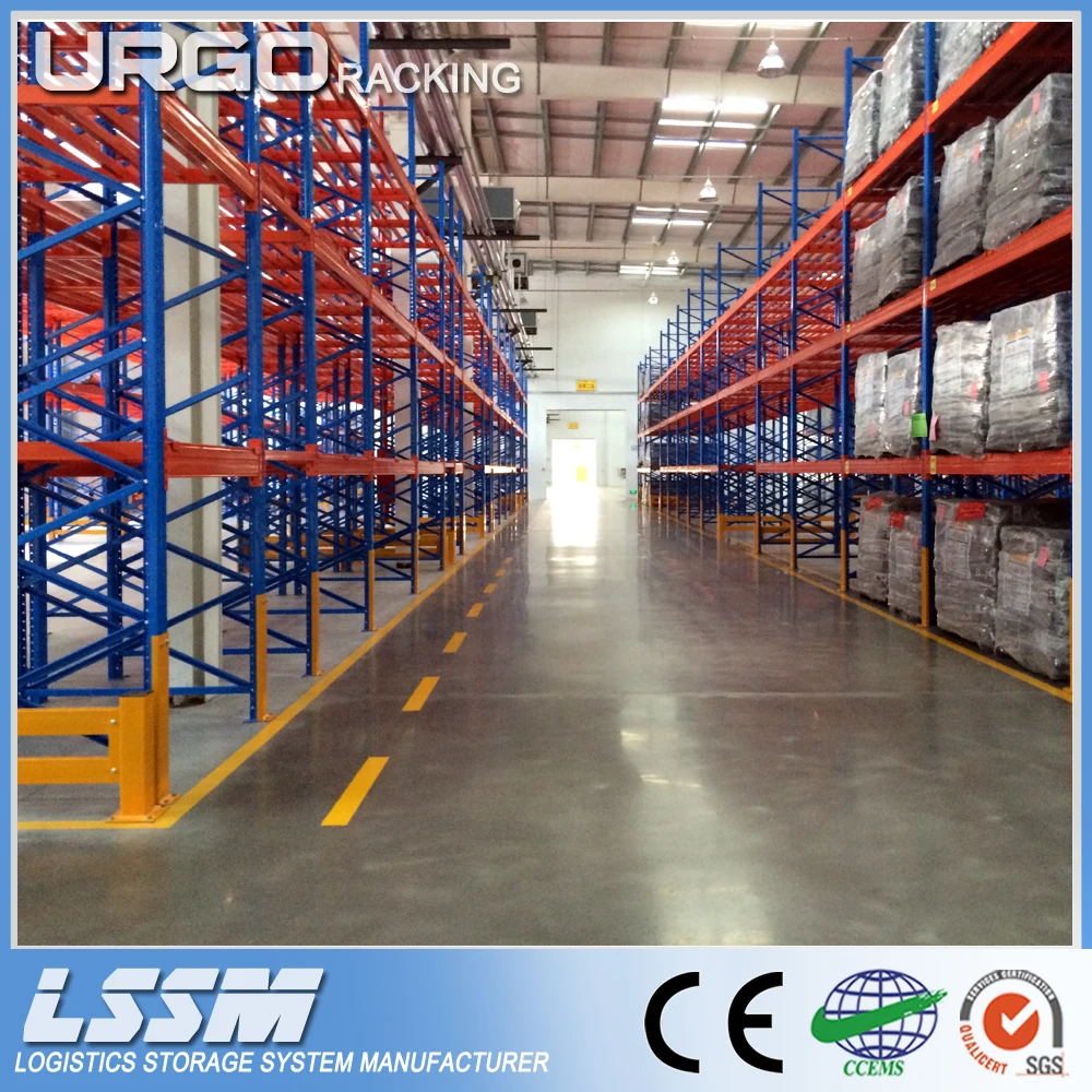 Adjustable heavy duty steel pallet rack for industrial storage