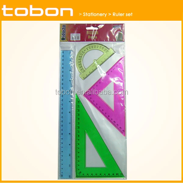 Math set square protractor Geometric ruler