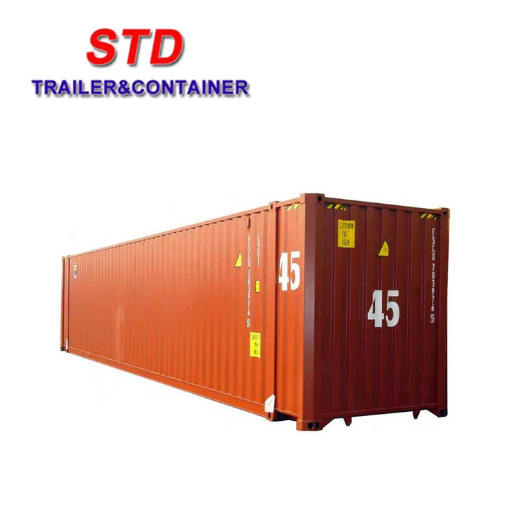 China supplier 45 feet high cube shipping container for sale