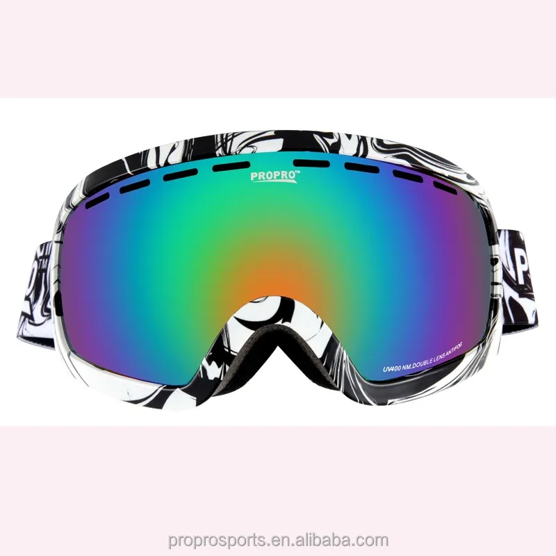 Wholesale propro snow goggles anti fog dual lenses ski goggles adult sports goggles
