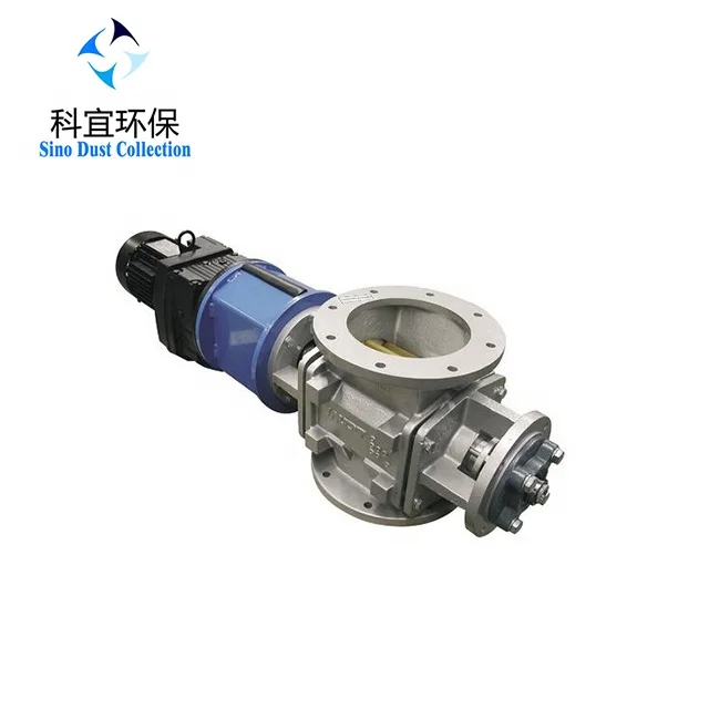 airlock type stainless steel airlock rotary valve