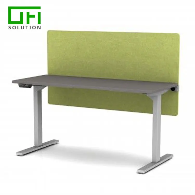 Acoustic Solution Polyester PET Acoustic Office desk Privacy Screen Sound Absorbing Acoustic Modesty Panel