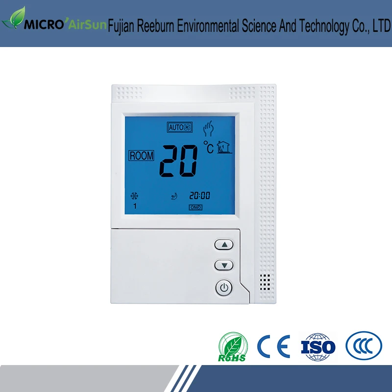 Lcd control panel vertical type air handling unit