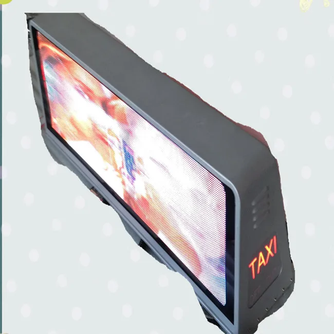 car top light box mobile led display,car top led display