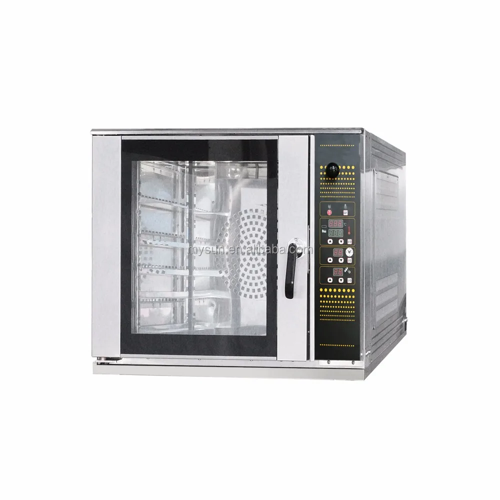 
Electric gas powered bread convection oven machine with steamer for hotel 