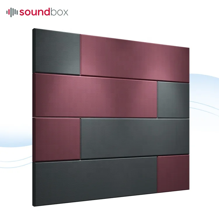 
Fabric Wrapped Acoustic Noise Reduced Material Soundproof Material For Music Room 