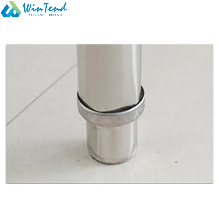 Commercial Hotel Restaurant Bakery Kitchen Equipment Stainless Steel Work Table Workbench With Round Tube