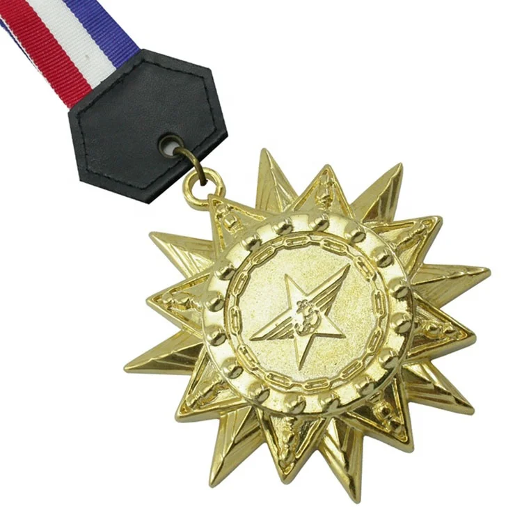 Hot selling custom color cheap award medals zinc alloy metal medal