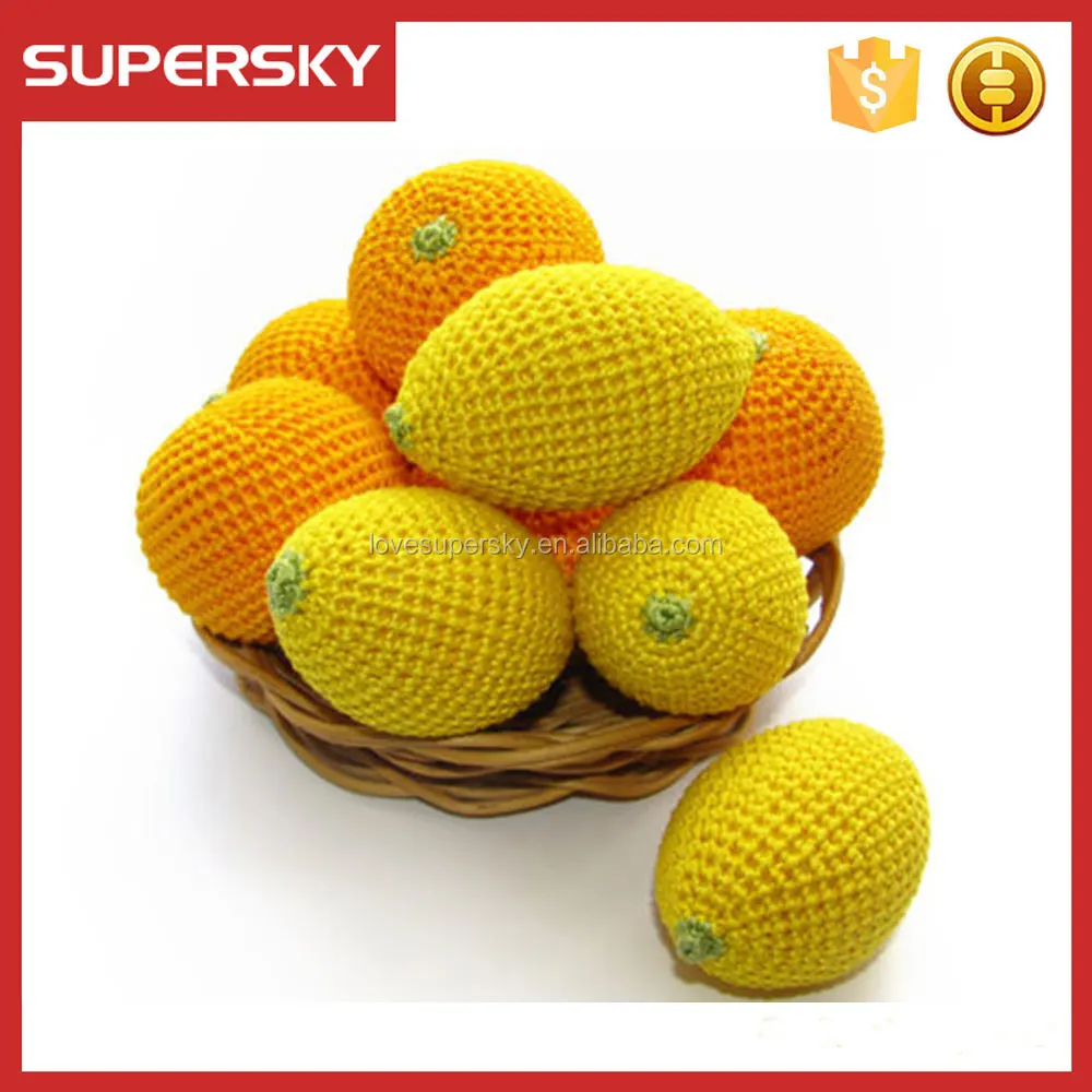 T208-6 Hot hand knitted amigurumi plush toys for baby