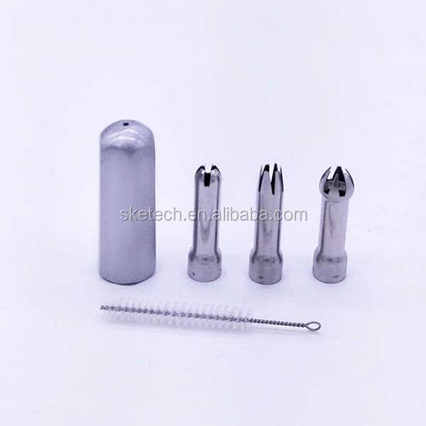 500 мл алюминиевый рыхлитель для крема с 3 насадками из нержавеющей стали кнут диспенсер мороженого