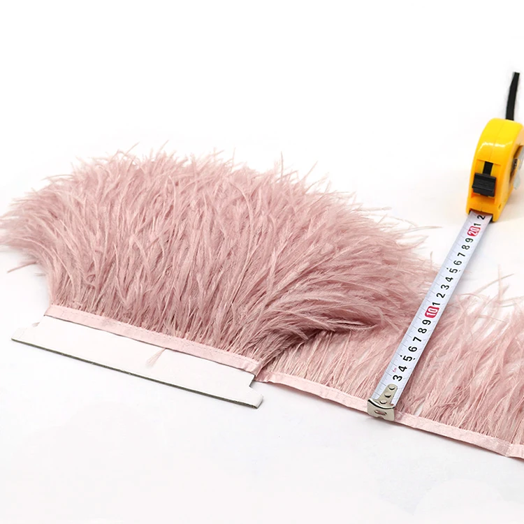 
fluffy feathers ostrich feathers for coat decoration 