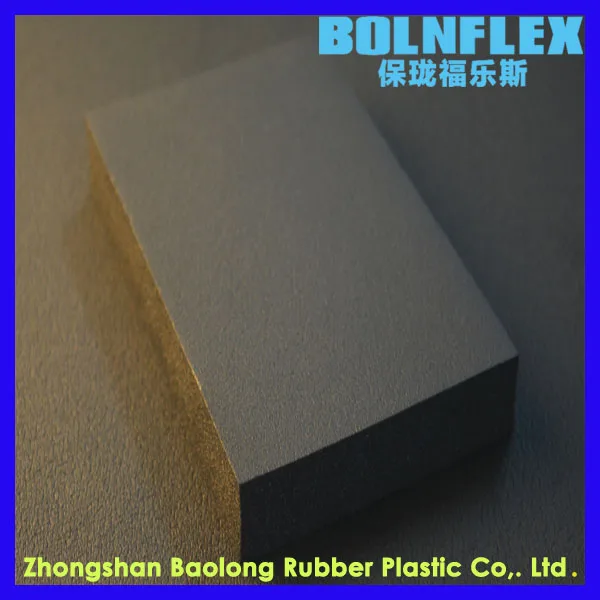Nbr/pvc insulation material/flexible thermal insulation board