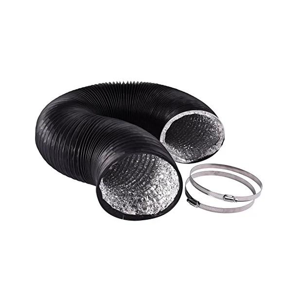 HVAC air conditioner aluminium foil exhaust ac flexible hose duct pipe