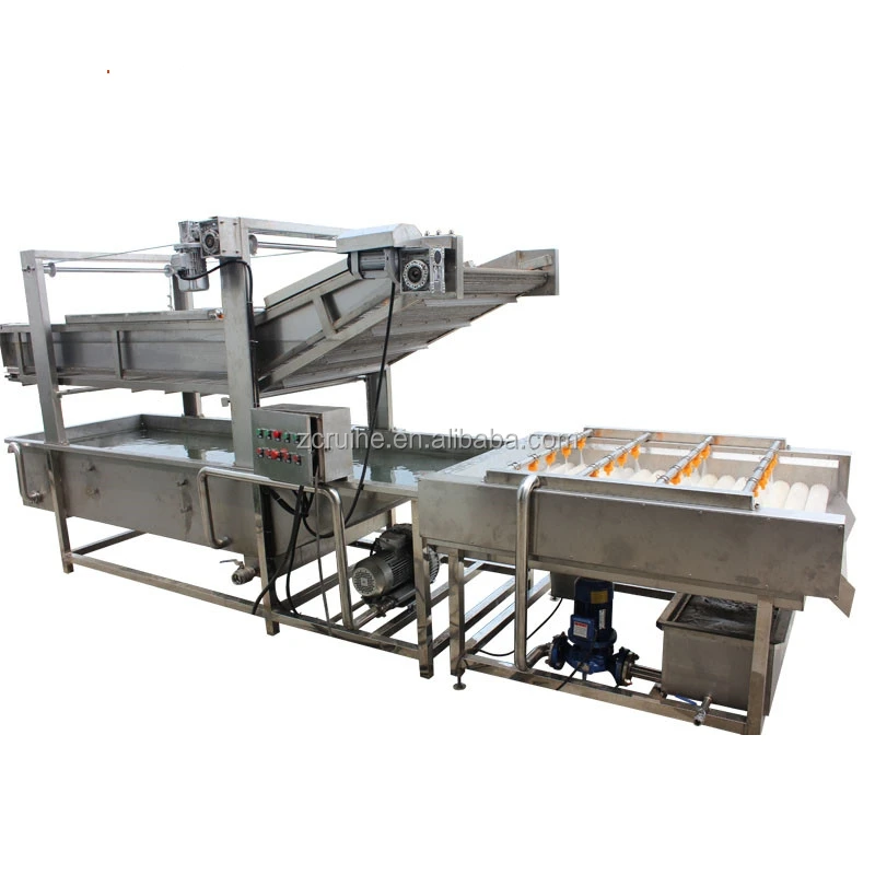Fruit and vegetable washing cleaning/waxing/drying/sorting machine line