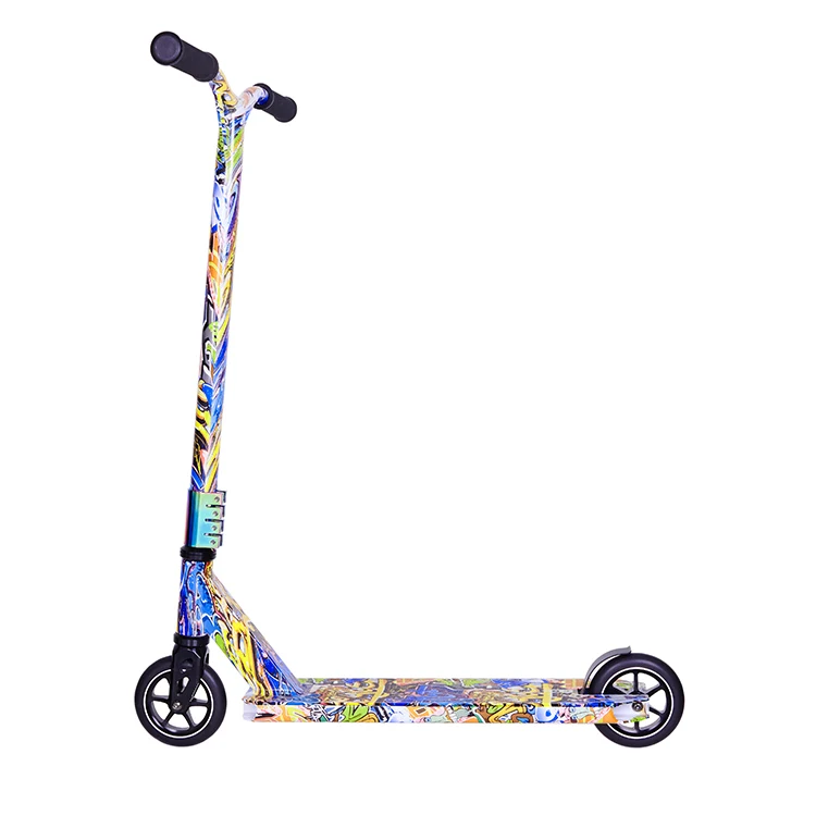 
Pro Two Wheels Water Decal Design Stunt Scooter With Aluminium Frame 