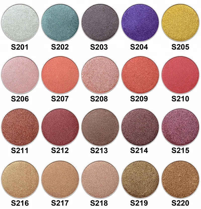 Custom your favorite color makeup palette shimmer glitter eyeshadow palette