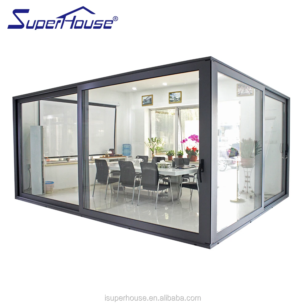 Superhouse NOA NFRC AS2047 Aluminum Big Large Lift Sliding Door Glass Door With German Brand Hardware