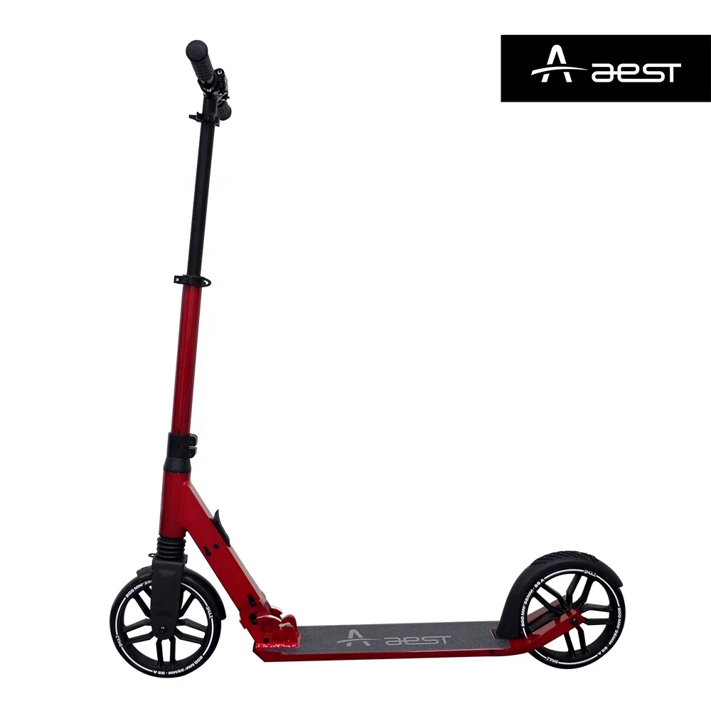 AEST 8 inch foot scooter 2 big wheel adult kick scooter