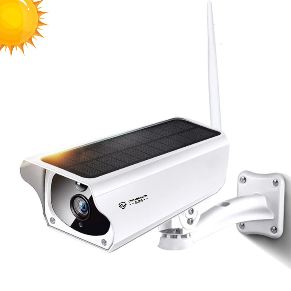 Wifi Пульт дистанционного управления беспроводная наружная Солнечная камера видеонаблюденияWifi батарея ip-камера