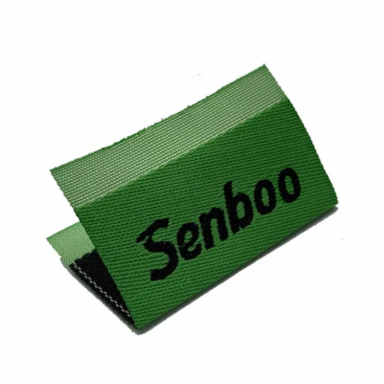 Custom Size Woven Garment Label For Clothing Folded Sewing Tags