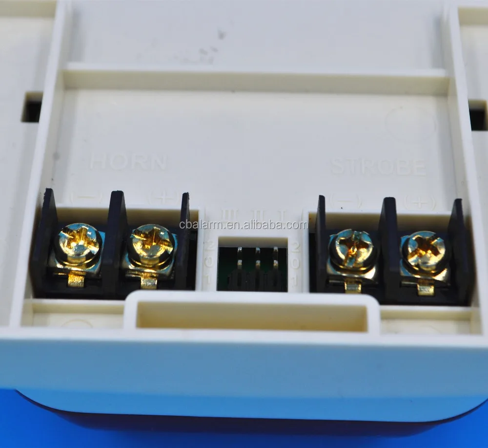 Wired High Sounder Levels Strobe Alarm Siren 24V or 12V For Home Alarm System Or Fire Alarm System