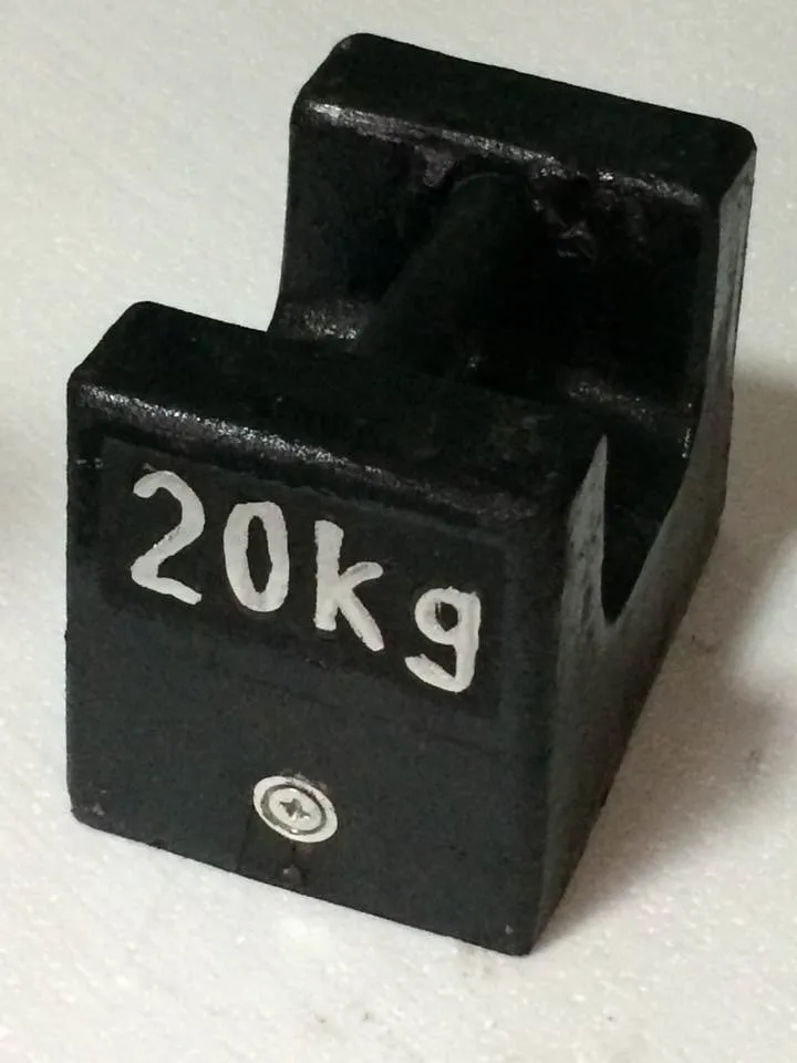 changzhou M1 calibration weights 10kg 20kg test weight for crane elevator balance weight