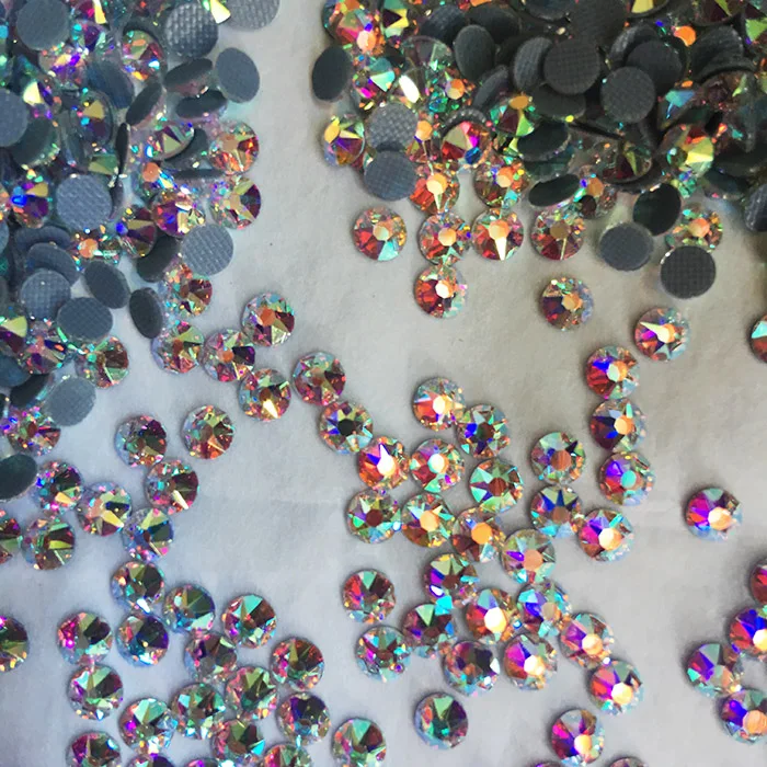 Sparkly 16 Cutting Faces Hot fix Rhinestone 2088 Hot fix Crystal Rhinestone