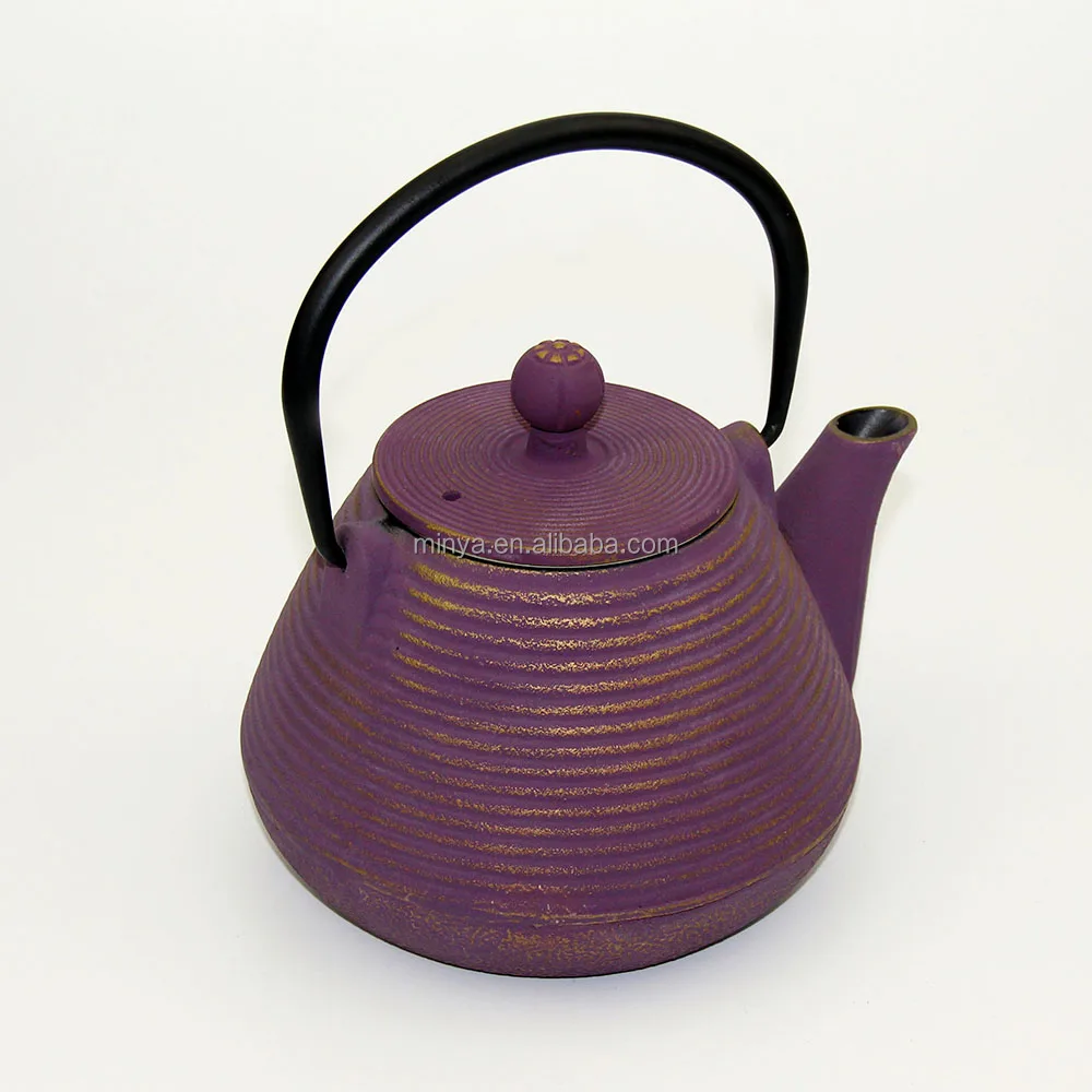 
Factory custom made cast iron teapot 900ml cast iron kettle 