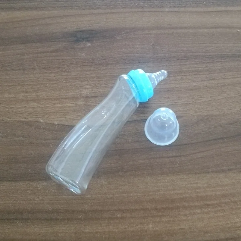 Custom Best Quality Class Square Glass Milk Bottle/Baby Milk Bottle/Glass Milk Bottle for 2022 Baby Feeding Marketing