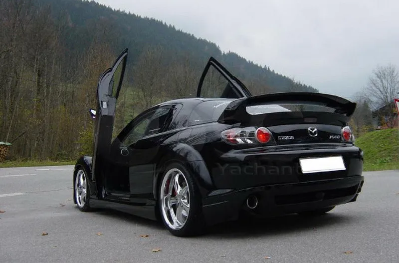 Trade Assurance FRP Fiber Glass Body kits Fit For 2004-2008 RX8 RMG Style Body Kit Side Skirts