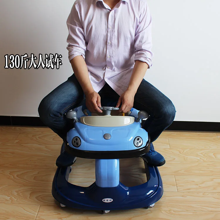 Multi-function Anti-rollover Male Baby Anti-E-legs Boys and Girls General 6-7-18 Months Baby Walker