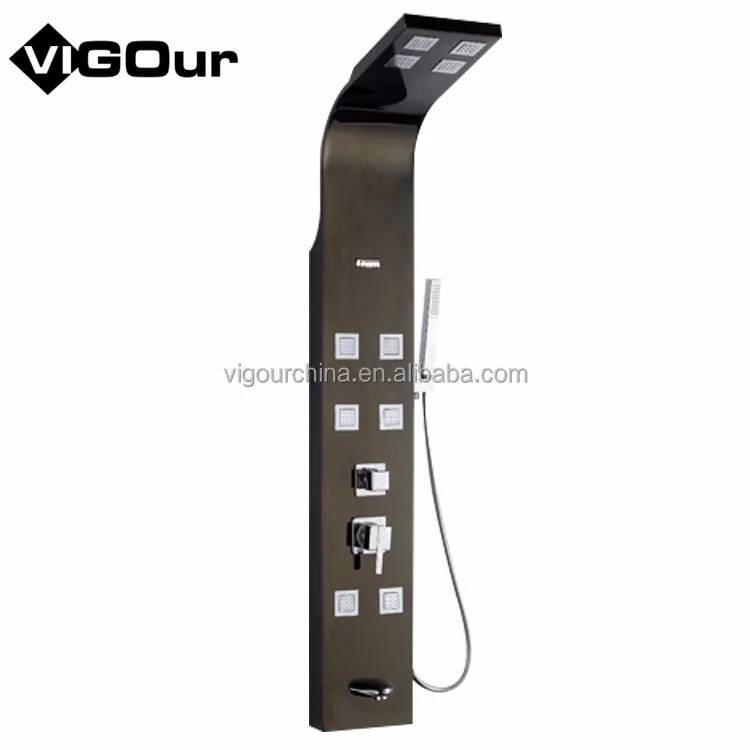 2019 new design hot sale wall mounted bath rain shower column set bathroom shower sets